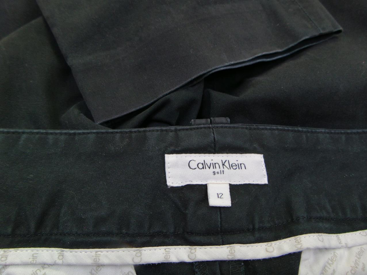 20171020_095642.jpg CALVIN KLEIN Rozmiar 12 (40) Kolor Czarny Spodnie Casual Materiał Bawełna