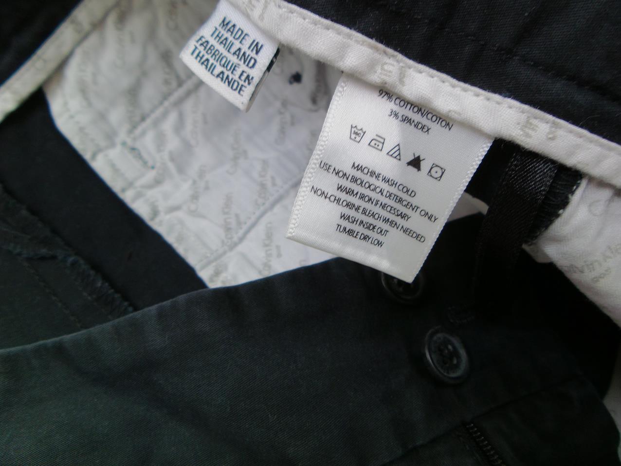 20171020_095659.jpg CALVIN KLEIN Rozmiar 12 (40) Kolor Czarny Spodnie Casual Materiał Bawełna