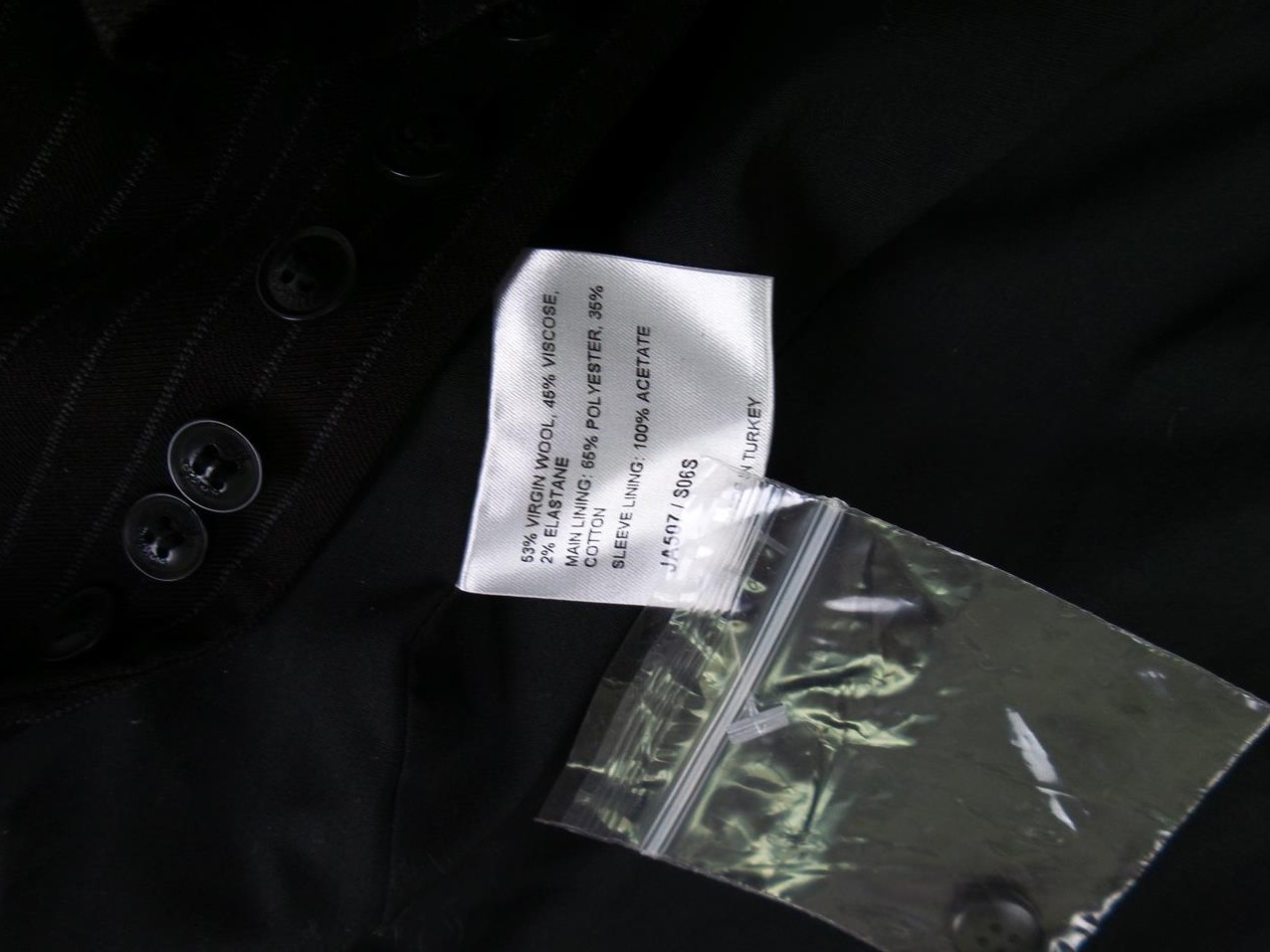 20171024_113308.jpg WHISTLES LONDON Rozmiar AP 2860 Kolor Szary Kołnierz Żakiet z zapięciem Długi rękaw Materiał Dziewicza Wełna