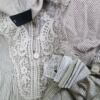 Vero moda Rozmiar XS Kolor Beżowy Okrągły dekolt Tunika Bluzka Krótki rękaw Materiał Bawełna 100%