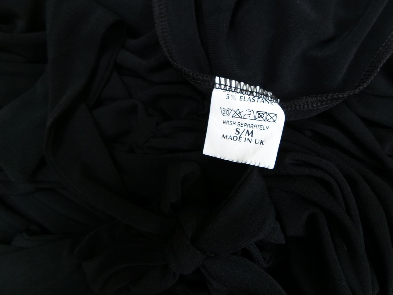2 Unreal Rozmiar S/M Kolor Czarny Halter Sukienka A-Line Bezrękawnik Midi