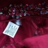 Dynasty London Vintage Rozmiar 12 (40) Kolor Bordowy Odkryte Ramiona Suknia Balowa Sukienka Wieczorowa Bezrękawnik Długa