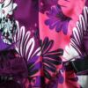 Vero moda Rozmiar M Kolor Fioletowy Roślinny Liście Halter Tunika Bluzka Bezrękawnik