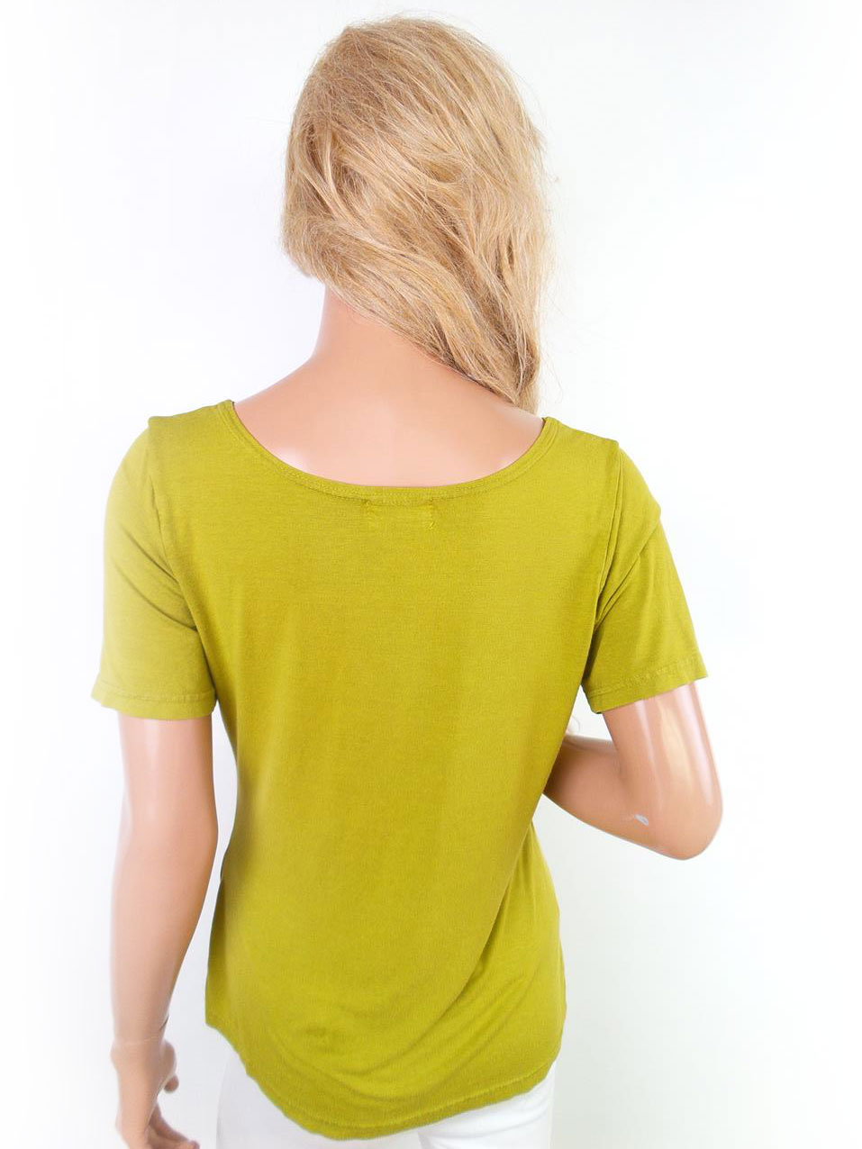 20171027_124011.jpg Milieu Rozmiar M Okrągły dekolt T-Shirt Krótki rękaw Materiał Wiskoza