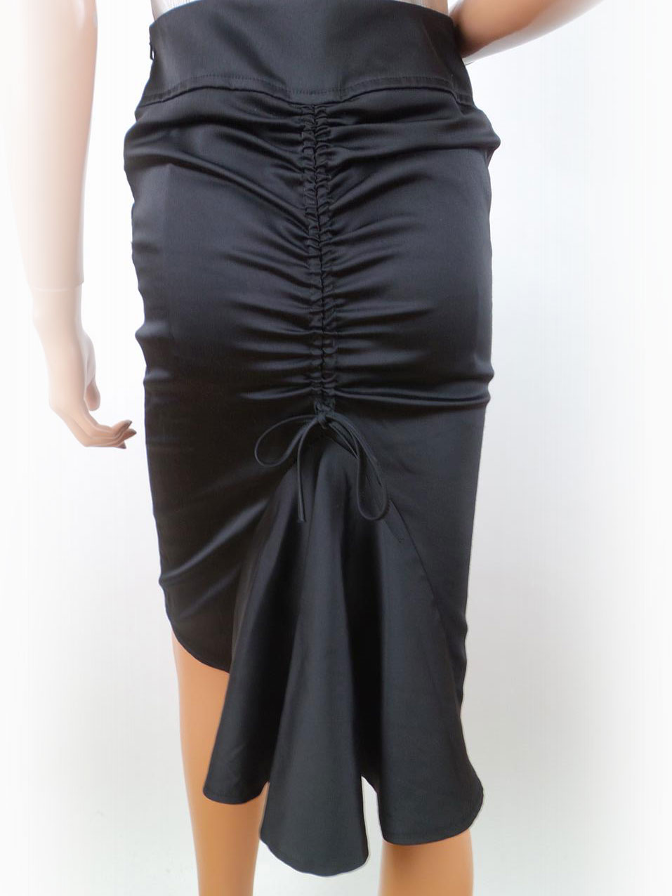 River island Rozmiar 34 Kolor Czarny Spódnica Bandażowa Midi
