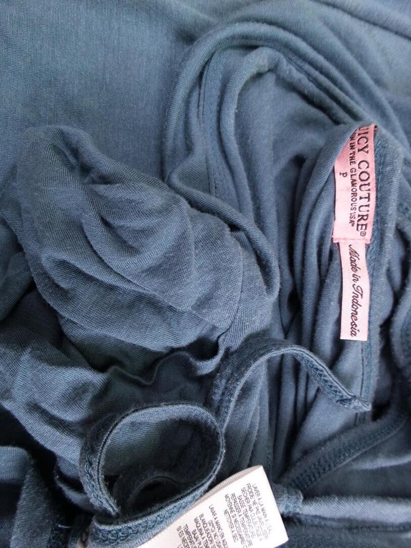 Juicy couture Rozmiar S Kolor Niebieski W łódkę Tunika Bluzka Krótki rękaw Juicy couture Rozmiar S Kolor Niebieski W łódkę Tunika Bluzka Krótki rękaw