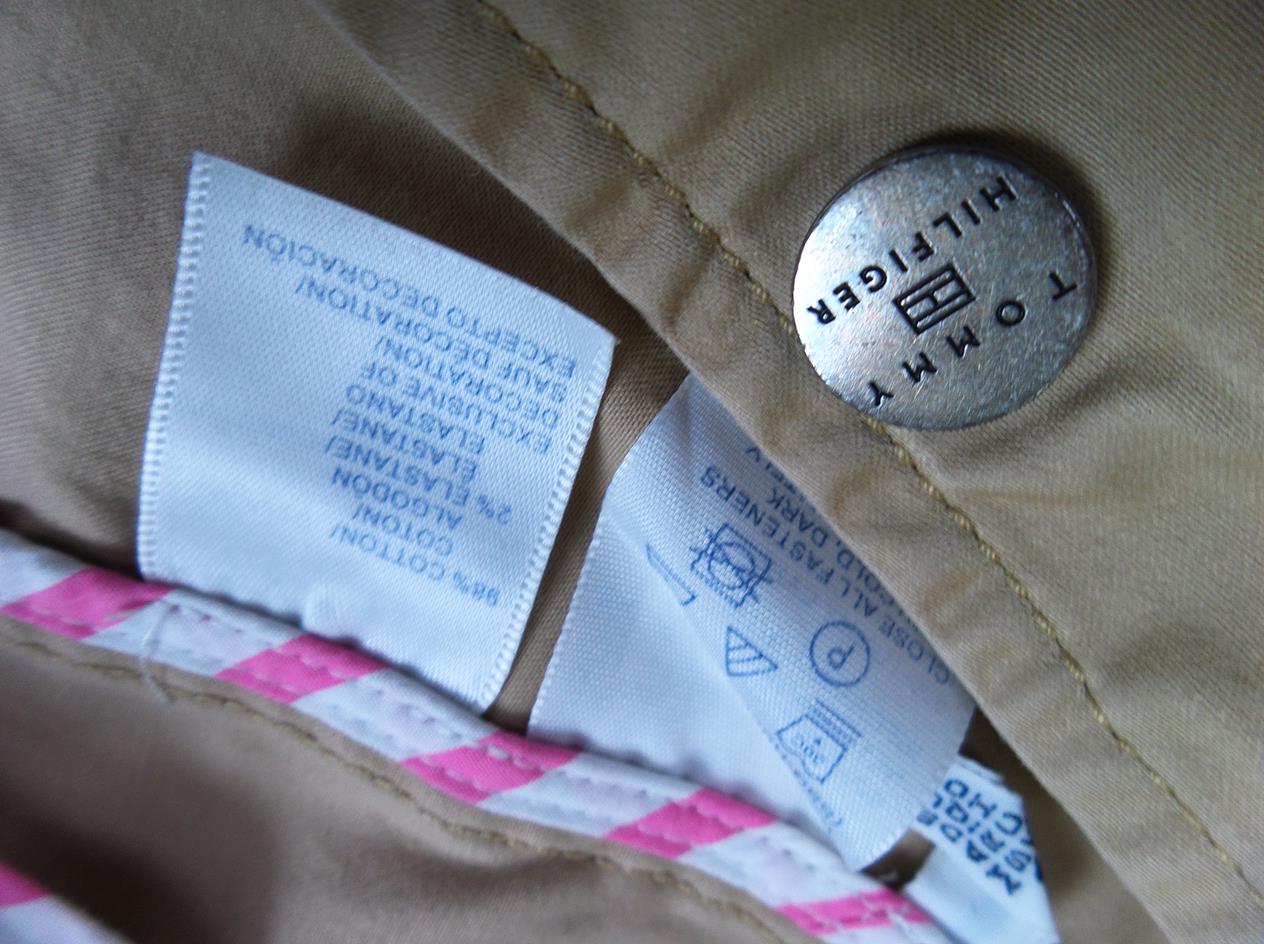 20171110_115838.jpg Tommy hilfiger Rozmiar 10 (38) Kolor Beżowy Kołnierz Żakiet z zapięciem Długi rękaw Materiał Bawełna
