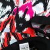 Vero moda Rozmiar M Kolor Czerwony Abstrakcja W serek Tunika Bluzka Krótki rękaw