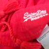 Superdry Rozmiar XS Kolor Różowy Okrągły dekolt Bluzka Zapinana Krótki rękaw Materiał Bawełna 100%