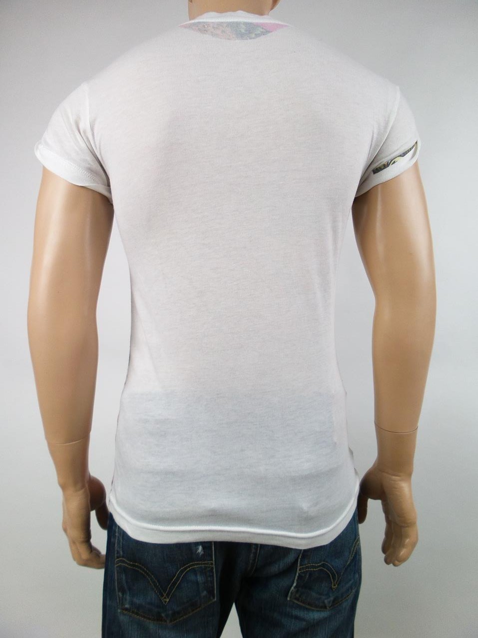 20171124_154950.jpg River island Rozmiar XXS Męski T-Shirt Krótki rękaw Materiał Bawełna 100%
