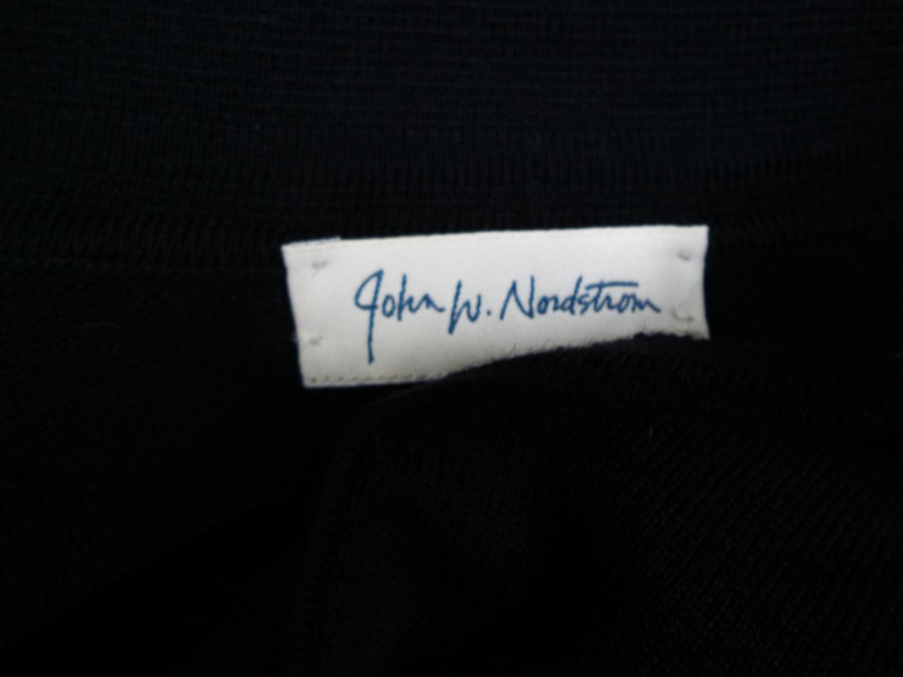 20171127_100725.jpg John W. Nordstrom Rozmiar M Kolor Czarny Męski Sweter Długi rękaw Materiał Wełna Merino