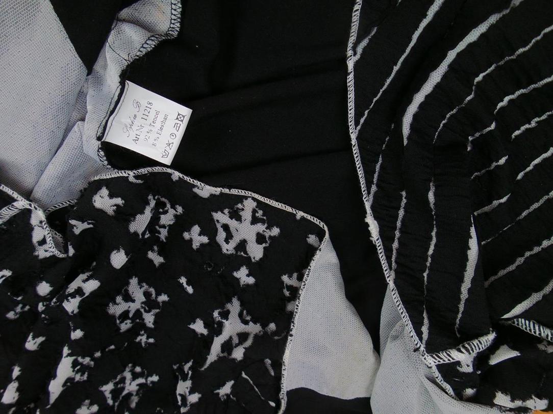 20171130_152939.jpg Sophie B Rozmiar 12 (40) Kolor Czarny W serek Długi Otwarty Kardigan Długi rękaw Materiał Tencel Cienka dzianina