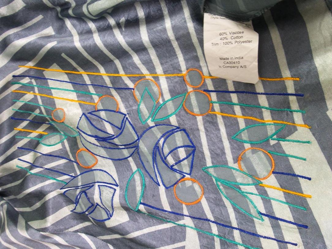 DESIGNERS REMIX Rozmiar M Kolor Niebieski A-Line Spódnica Do Kolan Materiał Wiskoza