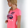Superdry Rozmiar XS Kolor Różowy Okrągły dekolt T-Shirt Krótki rękaw Materiał Bawełna