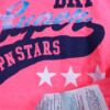 Superdry Rozmiar XS Kolor Różowy Okrągły dekolt T-Shirt Krótki rękaw Materiał Bawełna