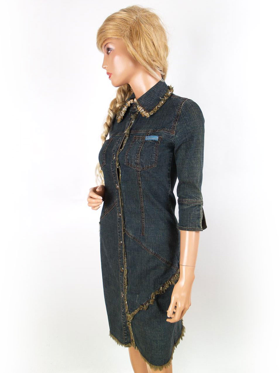 Pina Colada Jeans Rozmiar 36 Kołnierz Sukienka Koszulowa Rękaw 3/4 Do Kolan Materiał Bawełna Pina Colada Jeans Rozmiar 36 Kołnierz Sukienka Koszulowa Rękaw 3/4 Do Kolan Materiał Bawełna