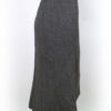 Rozmiar 44 Kolor Szary A-Line Spódnica Midi Materiał Rayon