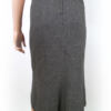 Rozmiar 44 Kolor Szary A-Line Spódnica Midi Materiał Rayon