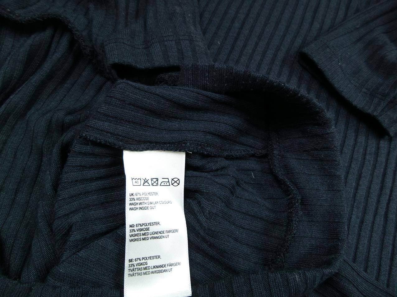 BIK BOK Rozmiar XS Kolor Granatowy Crew Neck Sukienka Sweterkowa Długi rękaw Krótka