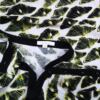 St-martins Rozmiar 40 Kolor Zielony Panterka W łódkę Tunika Bluzka Krótki rękaw Materiał Rayon