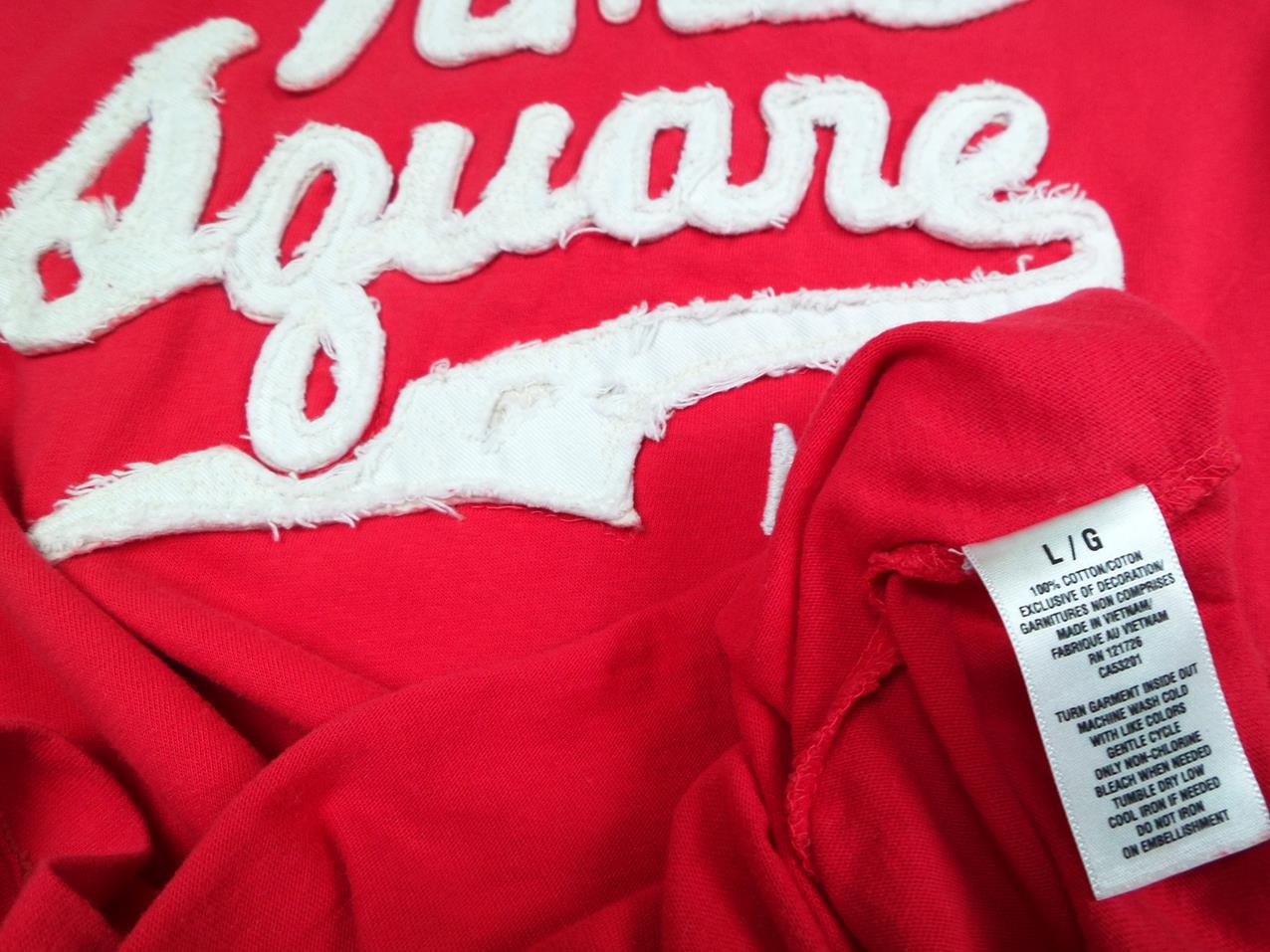 Aeropostale Rozmiar L Kolor Czerwony Okrągły dekolt T-Shirt Krótki rękaw Materiał Bawełna 100% Aeropostale Rozmiar L Kolor Czerwony Okrągły dekolt T-Shirt Krótki rękaw Materiał Bawełna 100%