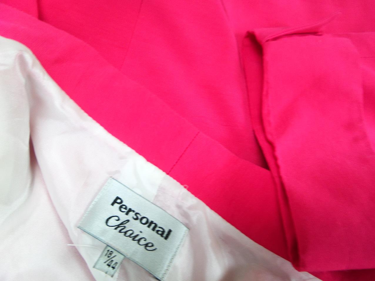 Personal choice Rozmiar 18/44 Kolor Różowy Kołnierz Żakiet Haczyk Rękaw 3/4 Materiał Wiskoza 100%