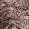 Zara Rozmiar M Kolor Brązowy Paisley Okrągły dekolt Tunika Bluzka Krótki rękaw