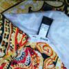 Mng Rozmiar S Kolor Żółty Paisley Okrągły dekolt Sukienka Bodycon Długi rękaw Midi Materiał Wiskoza 100%