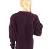 MTWTFSS Weekday Rozmiar M Kolor Fioletowy Crew Neck Tunika Bluzka Dzianina Długi rękaw Materiał Wełna