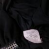 River island Rozmiar 8 (36) Kolor Czarny Na Jedno Ramię Sukienka Bodycon Bezrękawnik Do Kolan