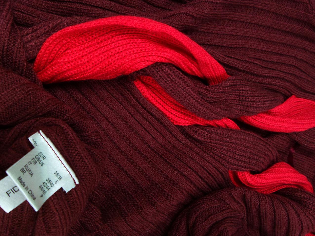 Vintage Rozmiar 36/38 Kolor Bordowy W serek Tunika Bluzka Dzianina Długi rękaw Materiał Akryl 100% Vintage Rozmiar 36/38 Kolor Bordowy W serek Tunika Bluzka Dzianina Długi rękaw Materiał Akryl 100%