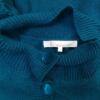 Zj denim Rozmiar L Kolor Niebieski Golf Długi Zapinany Kardigan Rękaw 3/4 Materiał Akryl Cienka dzianina