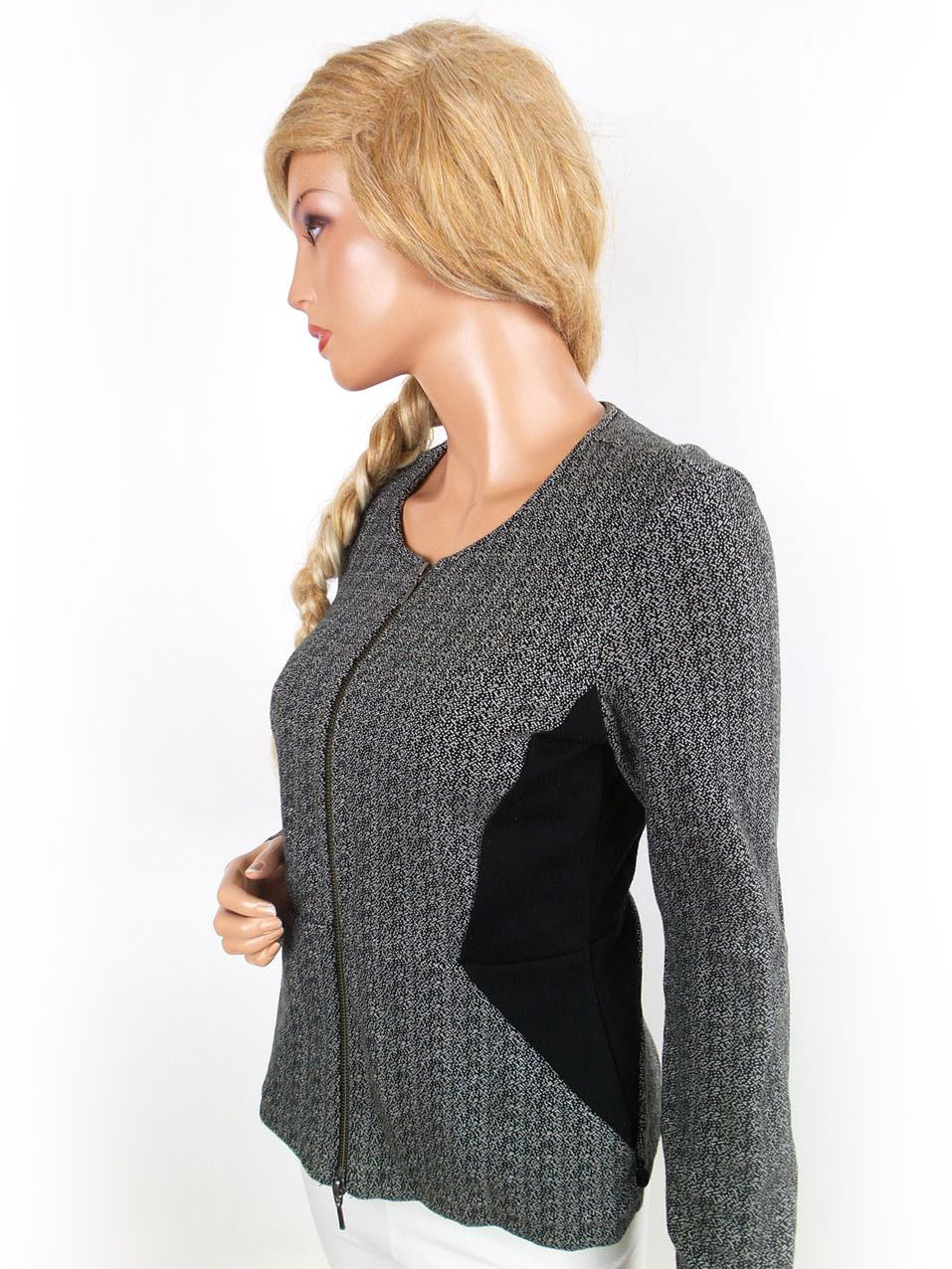 20180105_143425.jpg Maison scotch Rozmiar 2 Kolor Szary Kurtka Długi rękaw Materiał Bawełna