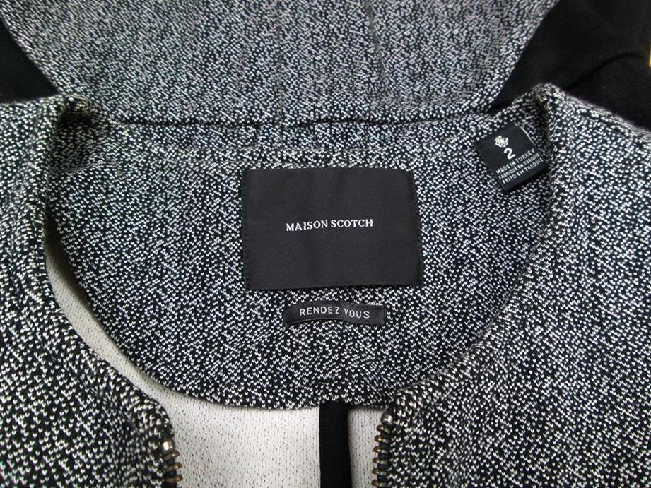 20180105_143527.jpg Maison scotch Rozmiar 2 Kolor Szary Kurtka Długi rękaw Materiał Bawełna