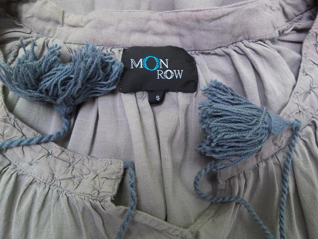 Monrow Rozmiar S Kolor Beżowy Okrągły dekolt Tunika Bluzka Rękaw 3/4 Materiał Bawełna 100% Monrow Rozmiar S Kolor Beżowy Okrągły dekolt Tunika Bluzka Rękaw 3/4 Materiał Bawełna 100%