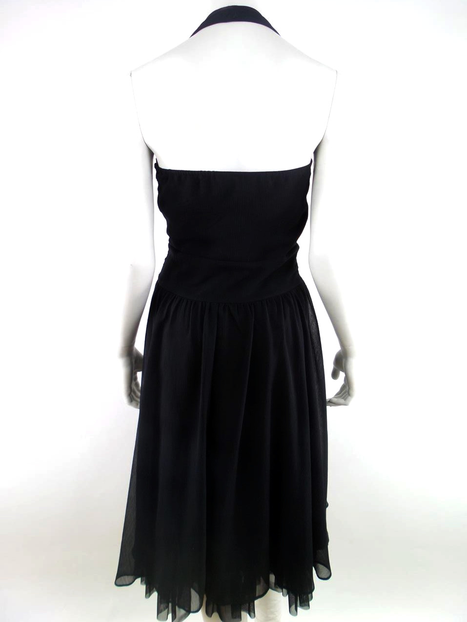 Dorothy perkins Rozmiar 36 Kolor Czarny Halter Sukienka Rozkloszowana Bezrękawnik Midi Dorothy perkins Rozmiar 36 Kolor Czarny Halter Sukienka Rozkloszowana Bezrękawnik Midi