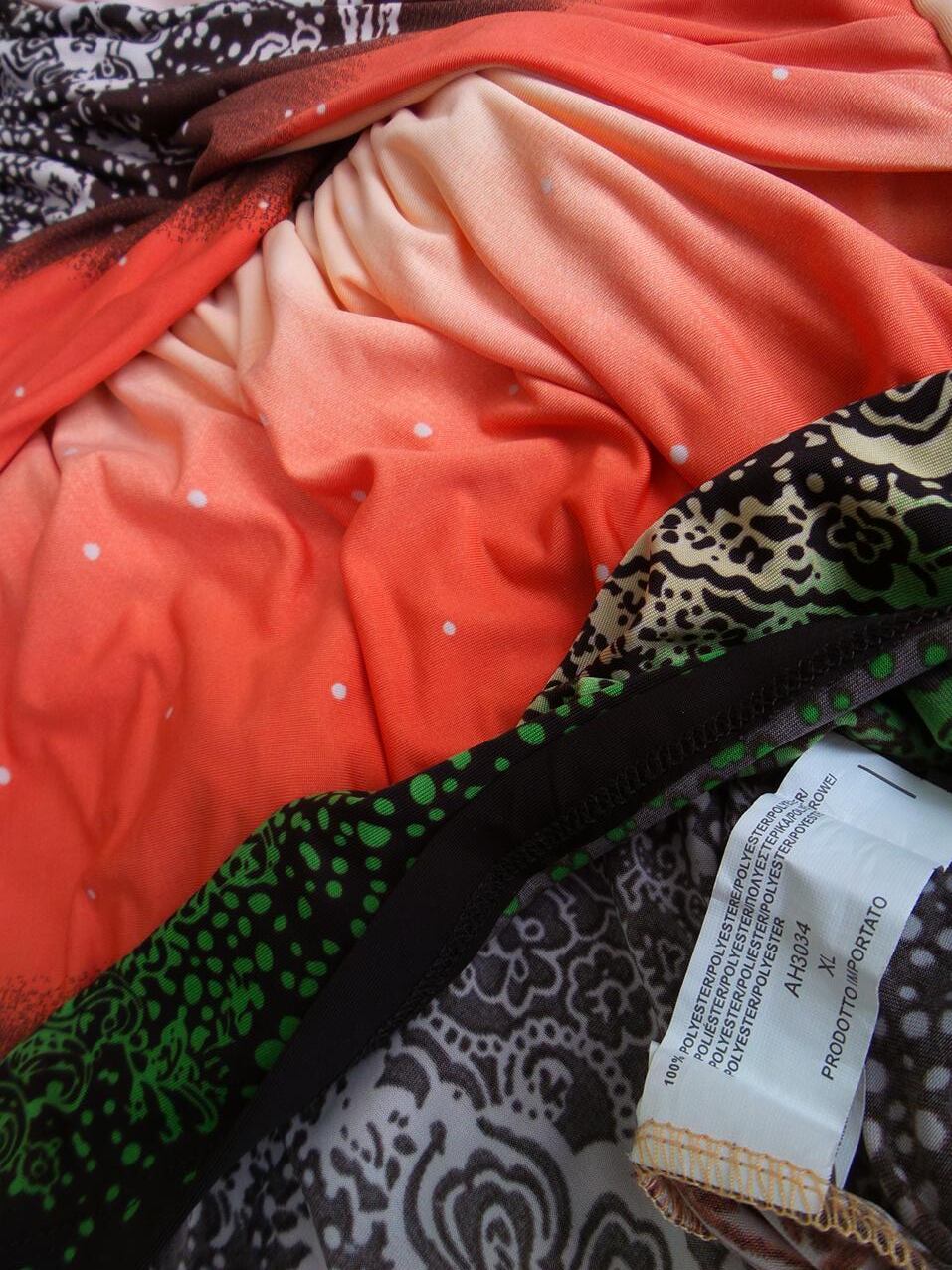 Vintage Rozmiar XL Kolor Pomarańczowy W serek Sukienka Letnia Bezrękawnik Do Kolan