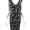 Next Rozmiar 40 Kolor Czarny W serek Sukienka Bodycon Bezrękawnik Midi Materiał Wiskoza 100%