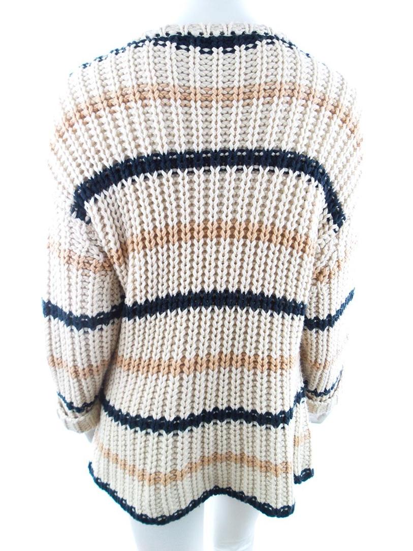 20180123_141333.jpg Dorothy perkins Rozmiar 4 Kolor Beżowy Okrągły dekolt Długi Otwarty Kardigan Rękaw 3/4 Materiał Akryl 100% Gruba dzianina