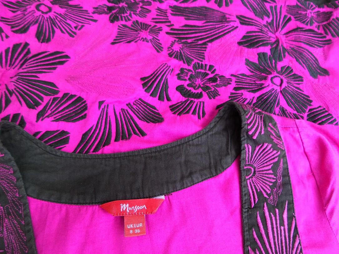 Monsoon Rozmiar 36 Kolor Różowy Kwadratowy dekolt Tunika Bluzka Krótki rękaw Materiał Bawełna 100% Monsoon Rozmiar 36 Kolor Różowy Kwadratowy dekolt Tunika Bluzka Krótki rękaw Materiał Bawełna 100%