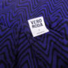 Vero moda Rozmiar M Kolor Fioletowy Jodełka W łódkę Tunika Bluzka Krótki rękaw Materiał Wiskoza 100%