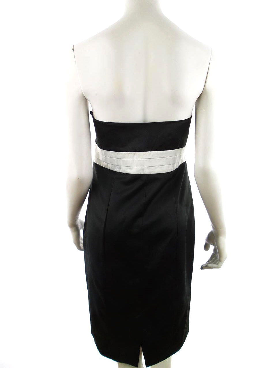 Debut Rozmiar 14 (42) Kolor Czarny Dekolt Serce Sukienka Bodycon Bezrękawnik Do Kolan