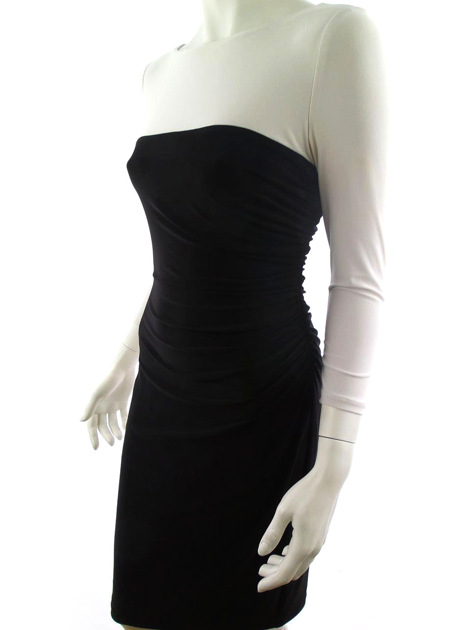 Lauren ralph lauren Rozmiar 2 Kolor Czarny W łódkę Sukienka Ołówkowa Rękaw 3/4 Midi Lauren ralph lauren Rozmiar 2 Kolor Czarny W łódkę Sukienka Ołówkowa Rękaw 3/4 Midi