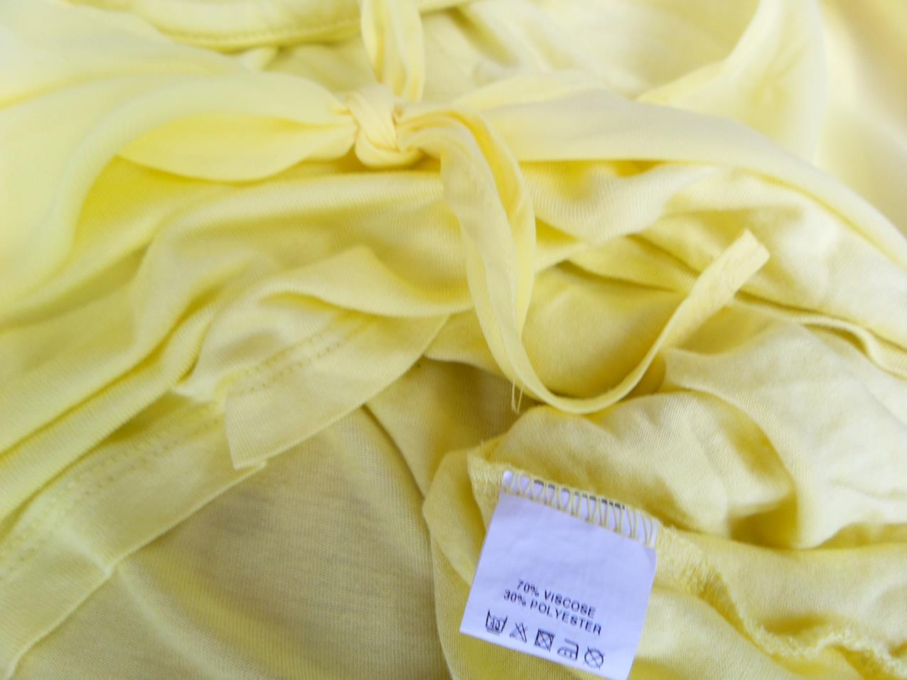 River island Rozmiar 12 (40) Kolor Żółty Dekolt U Tank Top Bezrękawnik Materiał Wiskoza River island Rozmiar 12 (40) Kolor Żółty Dekolt U Tank Top Bezrękawnik Materiał Wiskoza