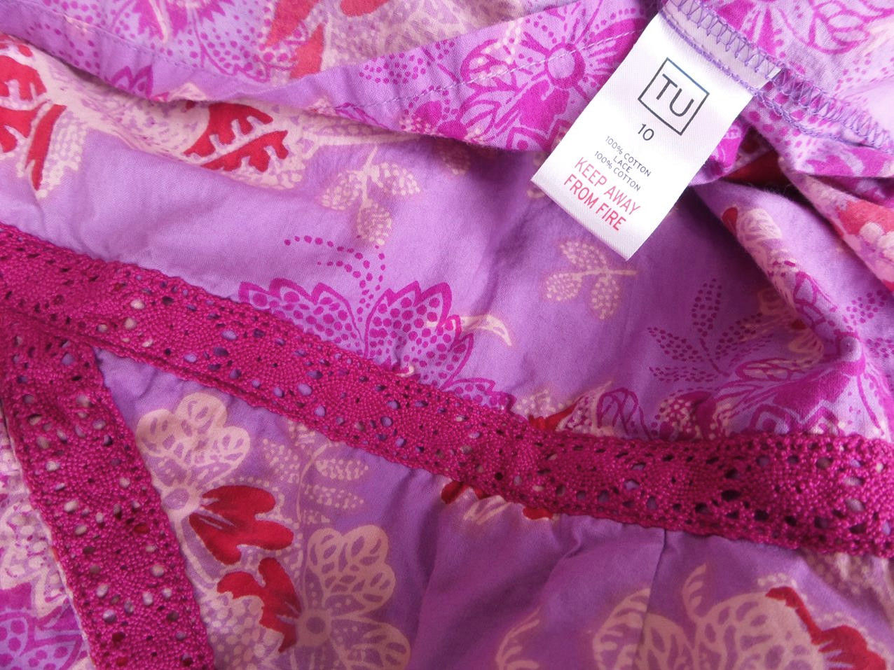 Tu Rozmiar 10 (38) Kolor Fioletowy Halter Sukienka Letnia Bezrękawnik Midi Materiał Bawełna 100% Tu Rozmiar 10 (38) Kolor Fioletowy Halter Sukienka Letnia Bezrękawnik Midi Materiał Bawełna 100%