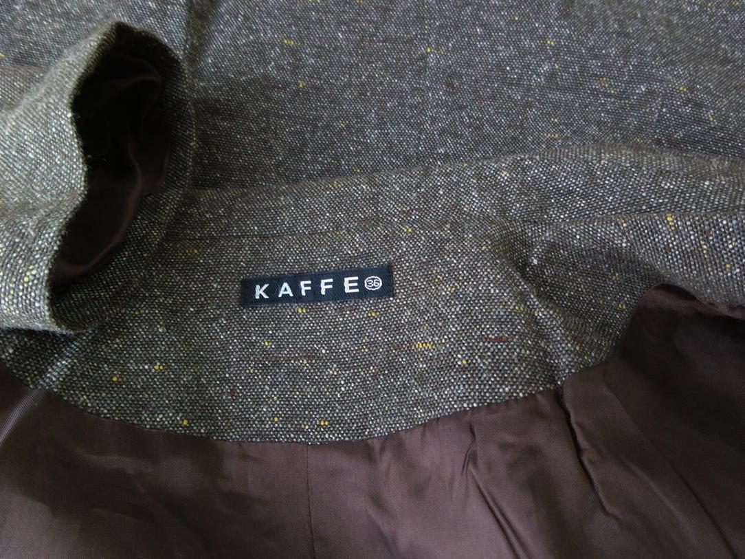 20180131_122753.jpg Kaffe Rozmiar 36 Kolor Brązowy Kołnierz Żakiet z zapięciem Długi rękaw Materiał Akryl