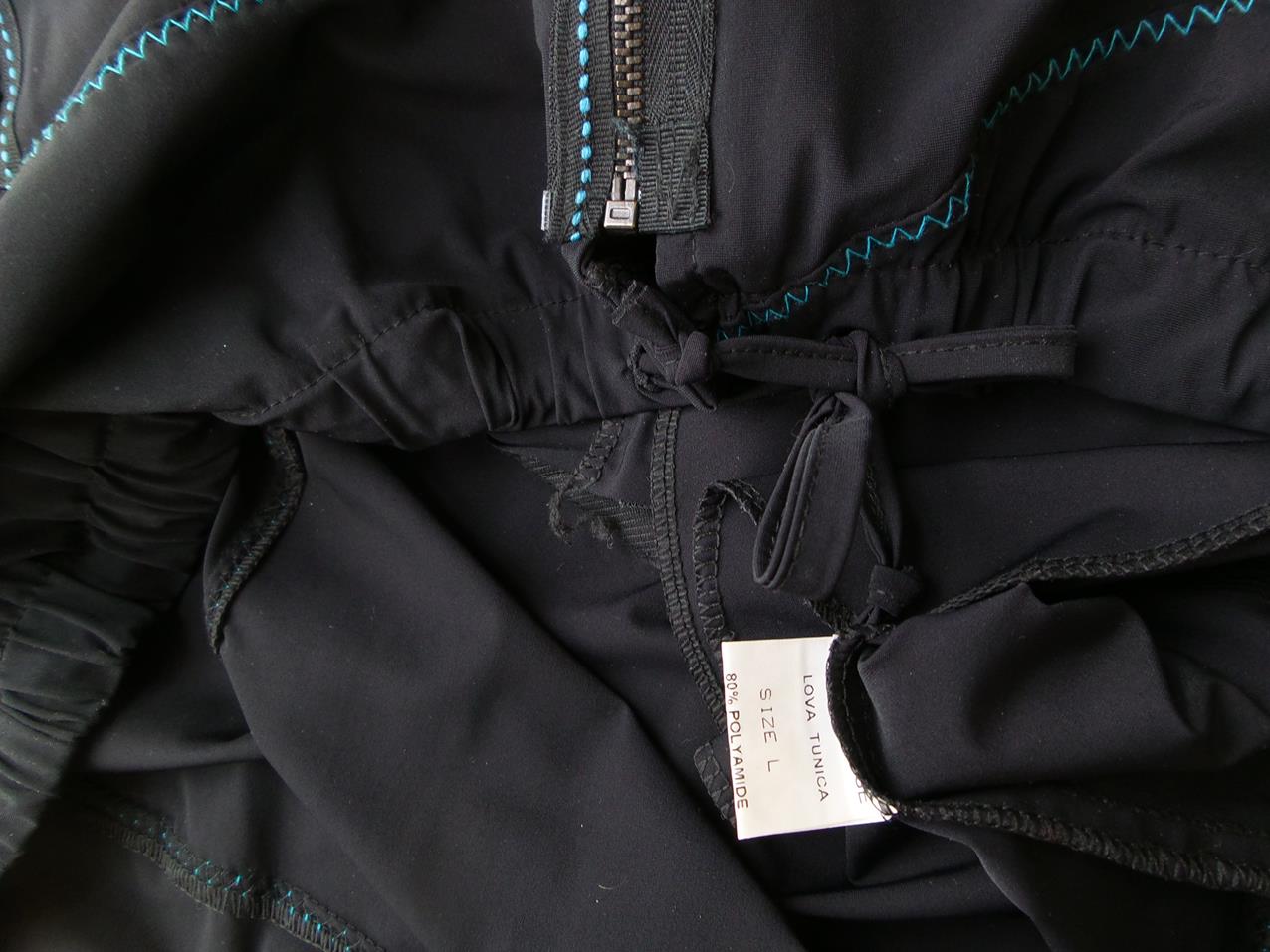 Wearhouse Rozmiar L Kolor Czarny High Neck Sukienka Mini Bezrękawnik Krótka