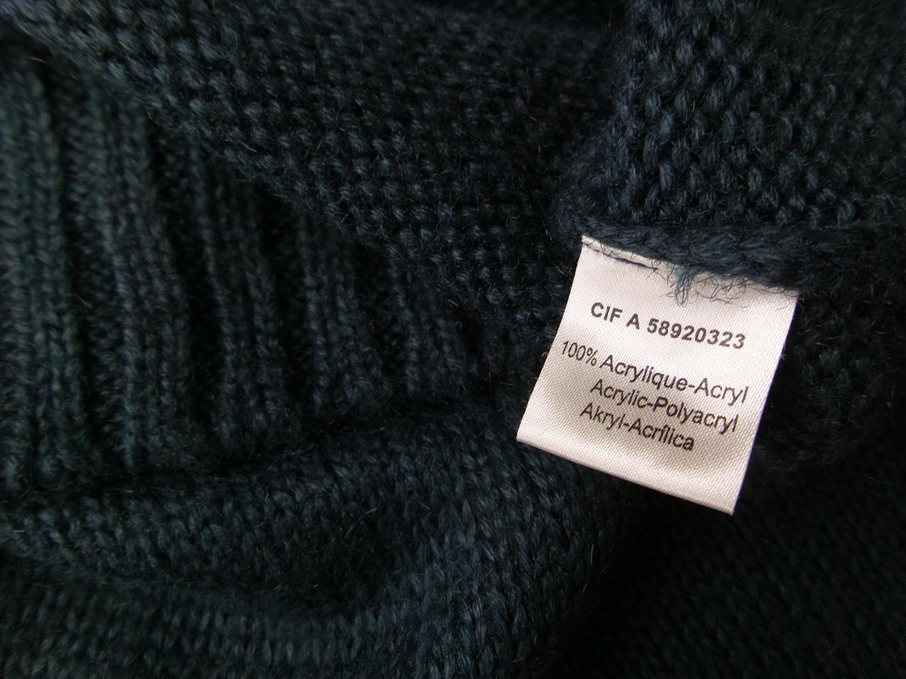 R Rozmiar 36/38 Golf Sukienka Sweterkowa Krótki rękaw Do Kolan Materiał Akryl 100% R Rozmiar 36/38 Golf Sukienka Sweterkowa Krótki rękaw Do Kolan Materiał Akryl 100%
