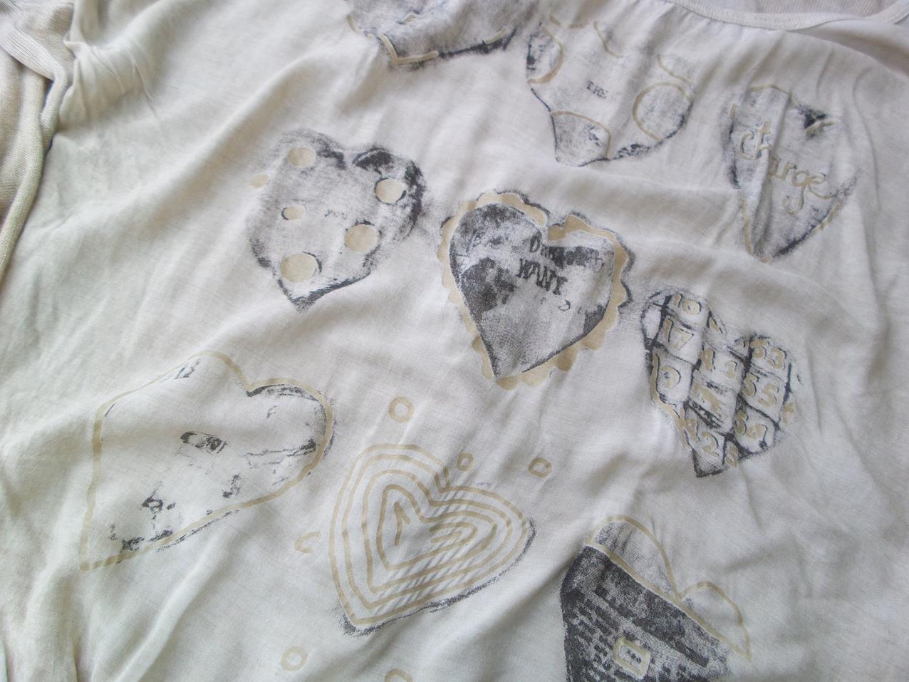 Vintage Rozmiar XL Kolor Beżowy W łódkę Tunika Bluzka Długi rękaw Vintage Rozmiar XL Kolor Beżowy W łódkę Tunika Bluzka Długi rękaw