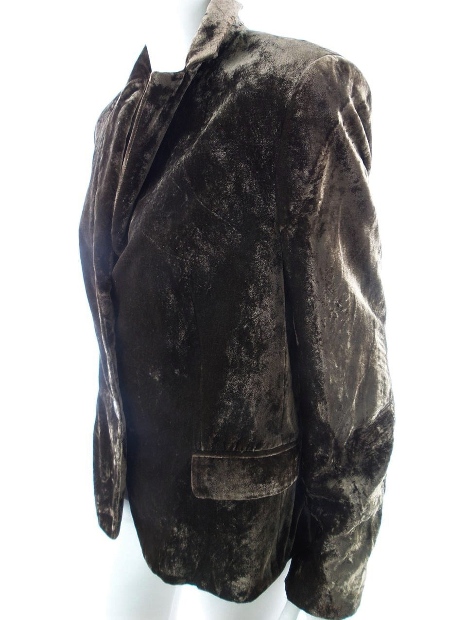 20180206_093109.jpg Emanuel Ungaro Rozmiar 14 (42) Kolor Brązowy Kołnierz Żakiet z zapięciem Długi rękaw Materiał Rayon